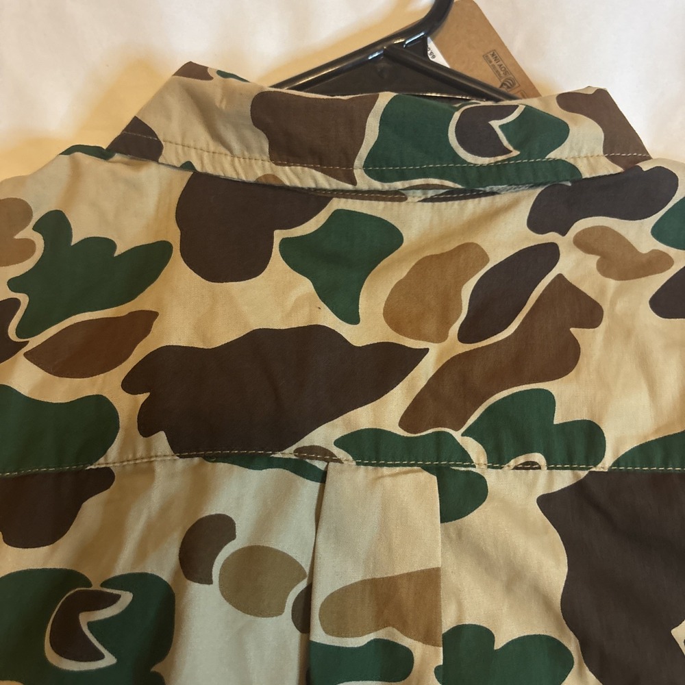 The North Face Shirt Mens XL Duck Camo Short Sleeve Pocket Button Up - Picture 16 of 16